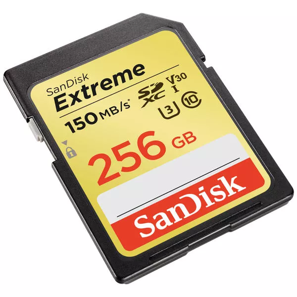 Extreme Pro SDXC 256GB - 150MB/s, U3, UHS-I