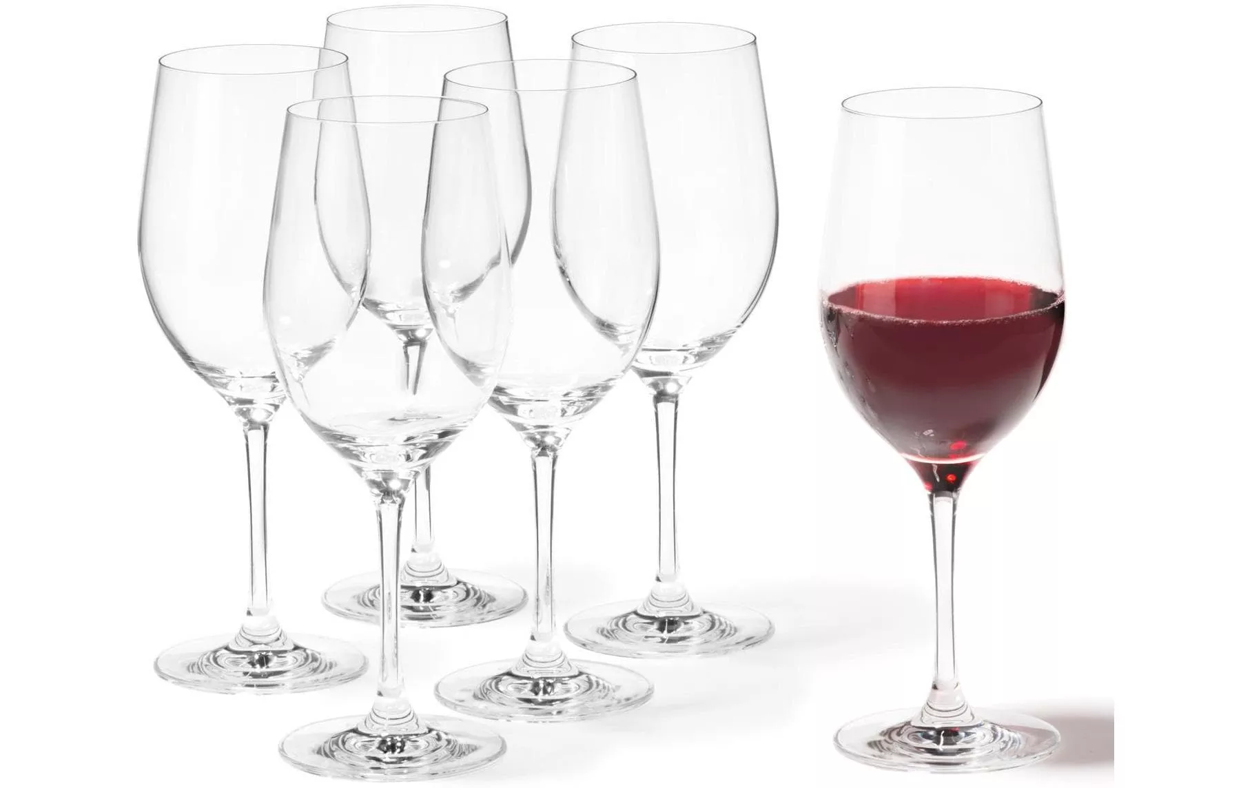 Bicchiere da vino rosso Leonardo Ciao+ 430 ml, 6 pezzi, trasparente