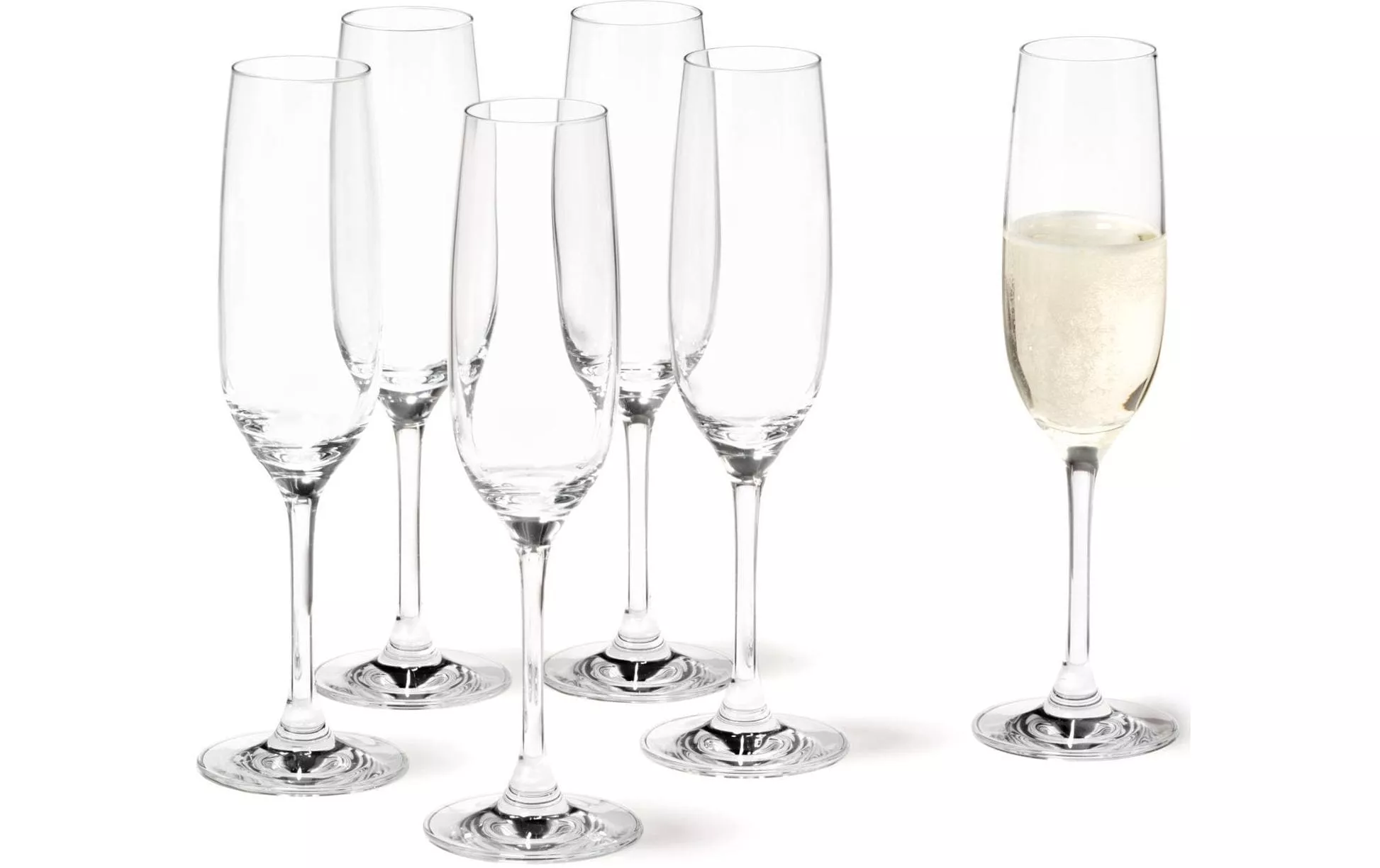 Bicchiere da Champagne Leonardo Ciao 190 ml, 6 pezzi, Trasparente