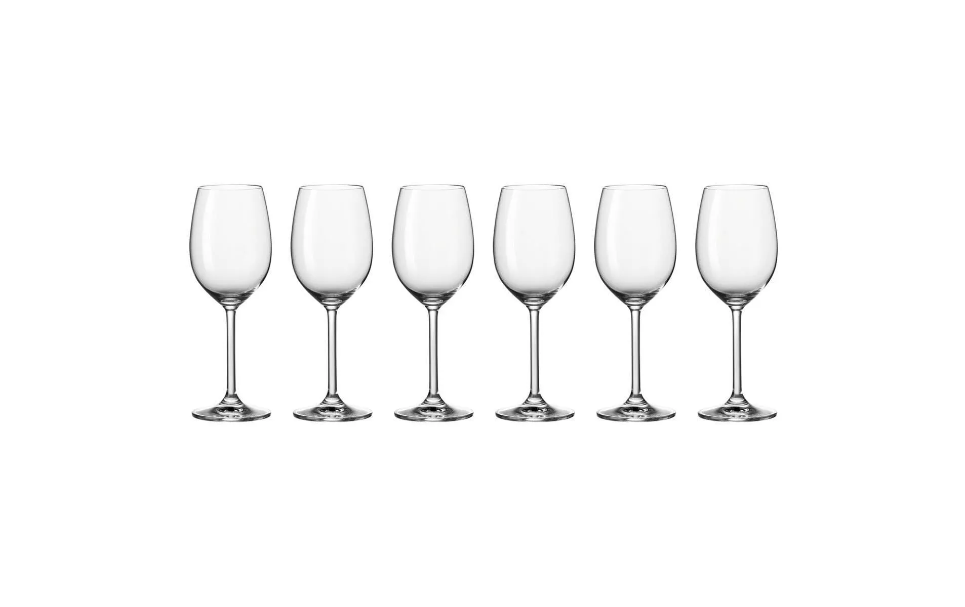Bicchiere da vino bianco Leonardo Daily 370 ml, 6 pezzi, trasparente