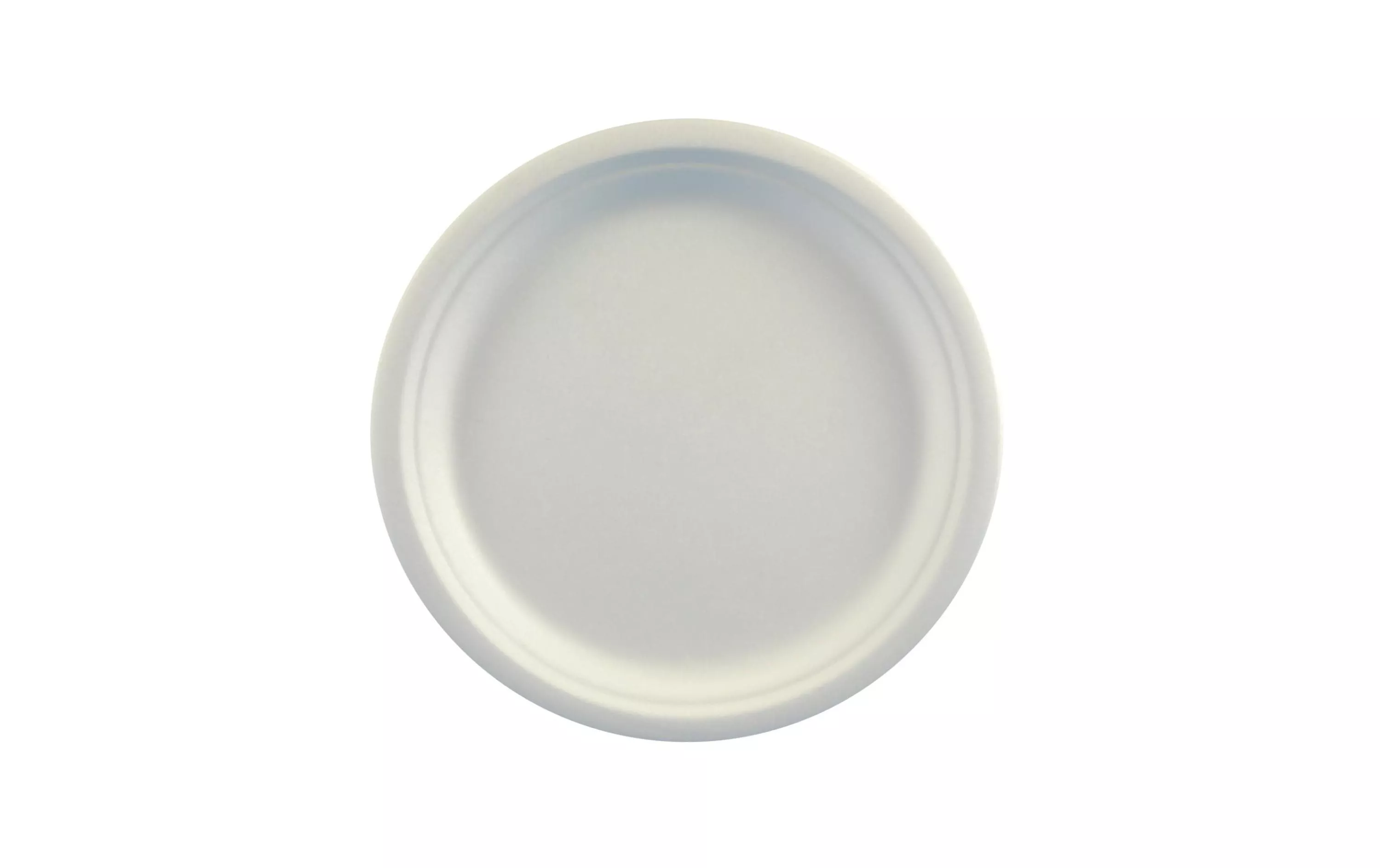 Assiettes jetables Pure 23 cm, 12 Pièce/s, Blanc