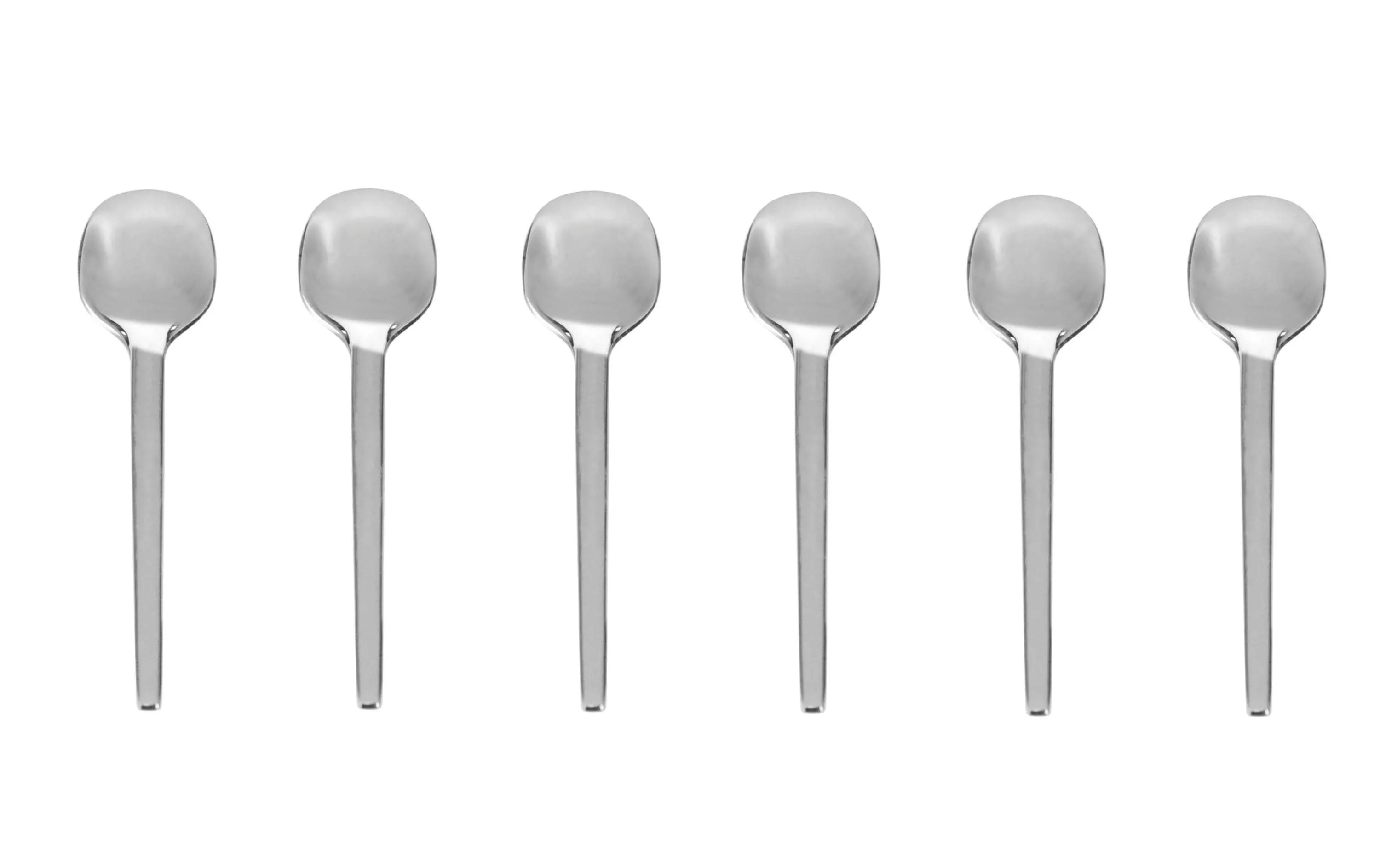 Espresso Spoon 6 pezzi, argento