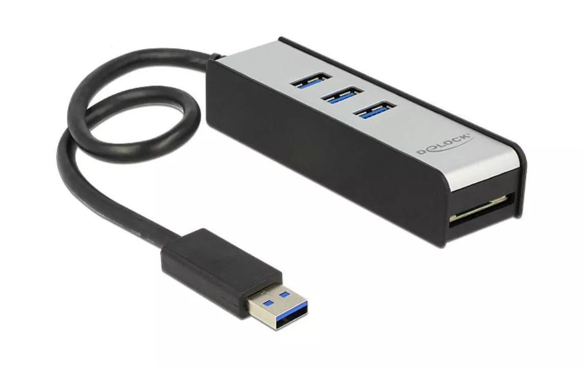 Docking Station 62535 USB 3.0 - 3x Type-A + lettore di schede SD