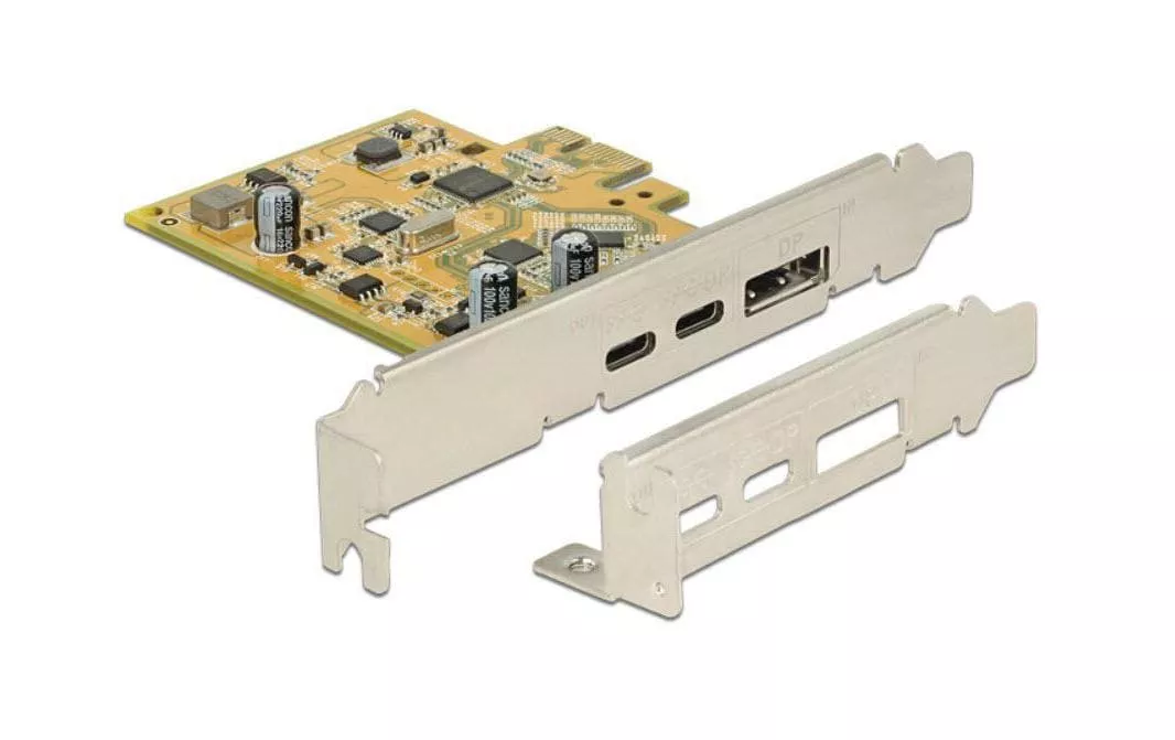 Carte PCI Express 89582 USB 3.1 Gen2 - 2x Type-C   DP