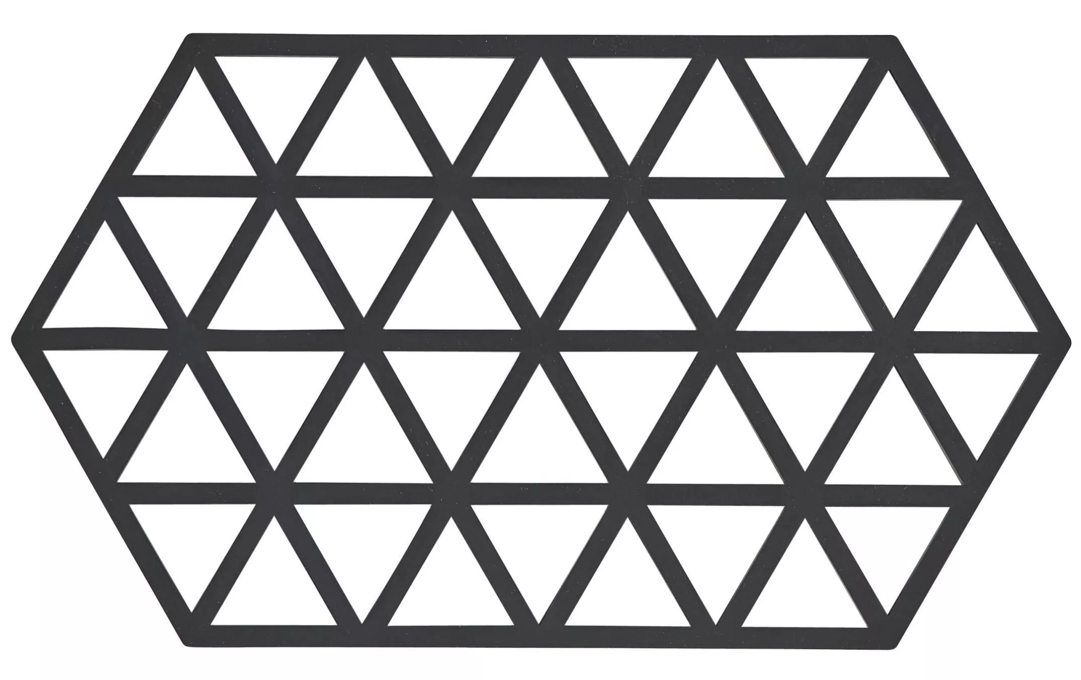 Dessous de plat Triangles Noir