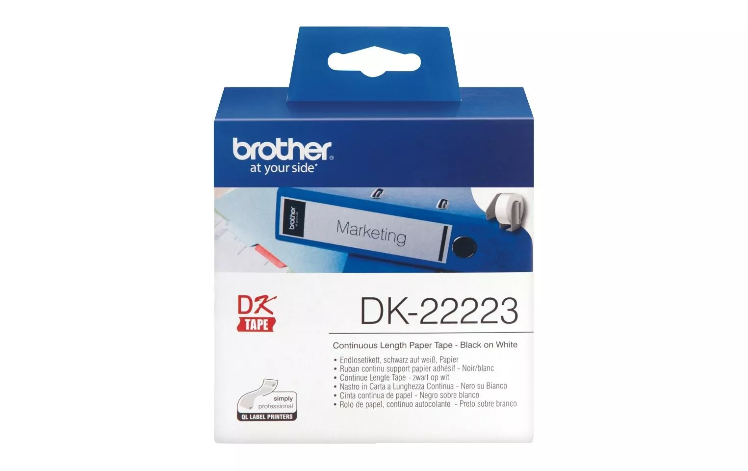Rouleau à étiquettes DK-22223 Thermo Direct 50 mm x 30 m