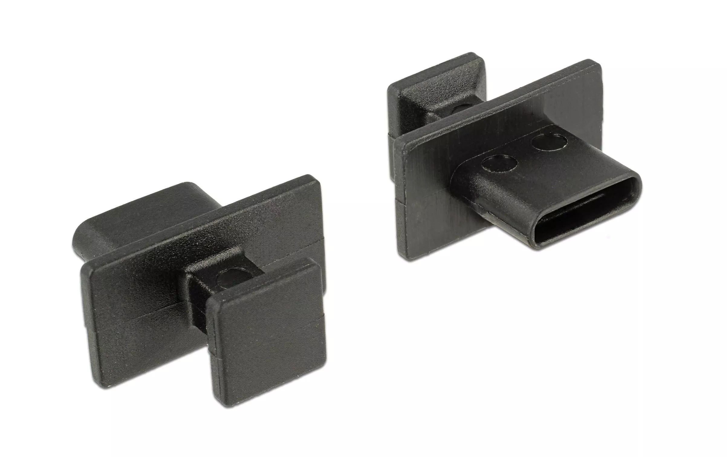 Blindstecker USB-C 10 Stück Schwarz grossem Griff