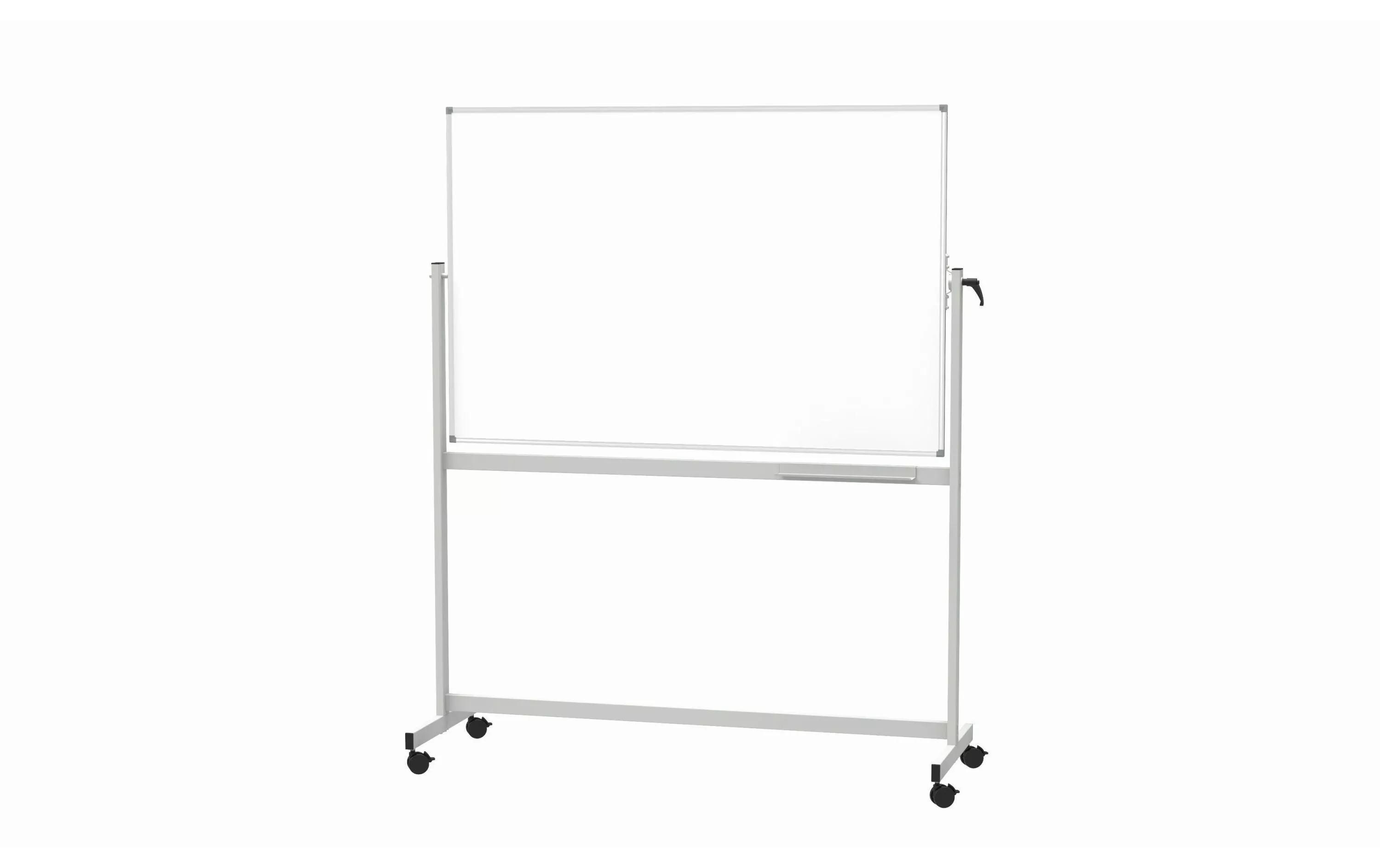Mobiles Whiteboard MAULstandard 100 cm x 200 cm, Weiss/Grau