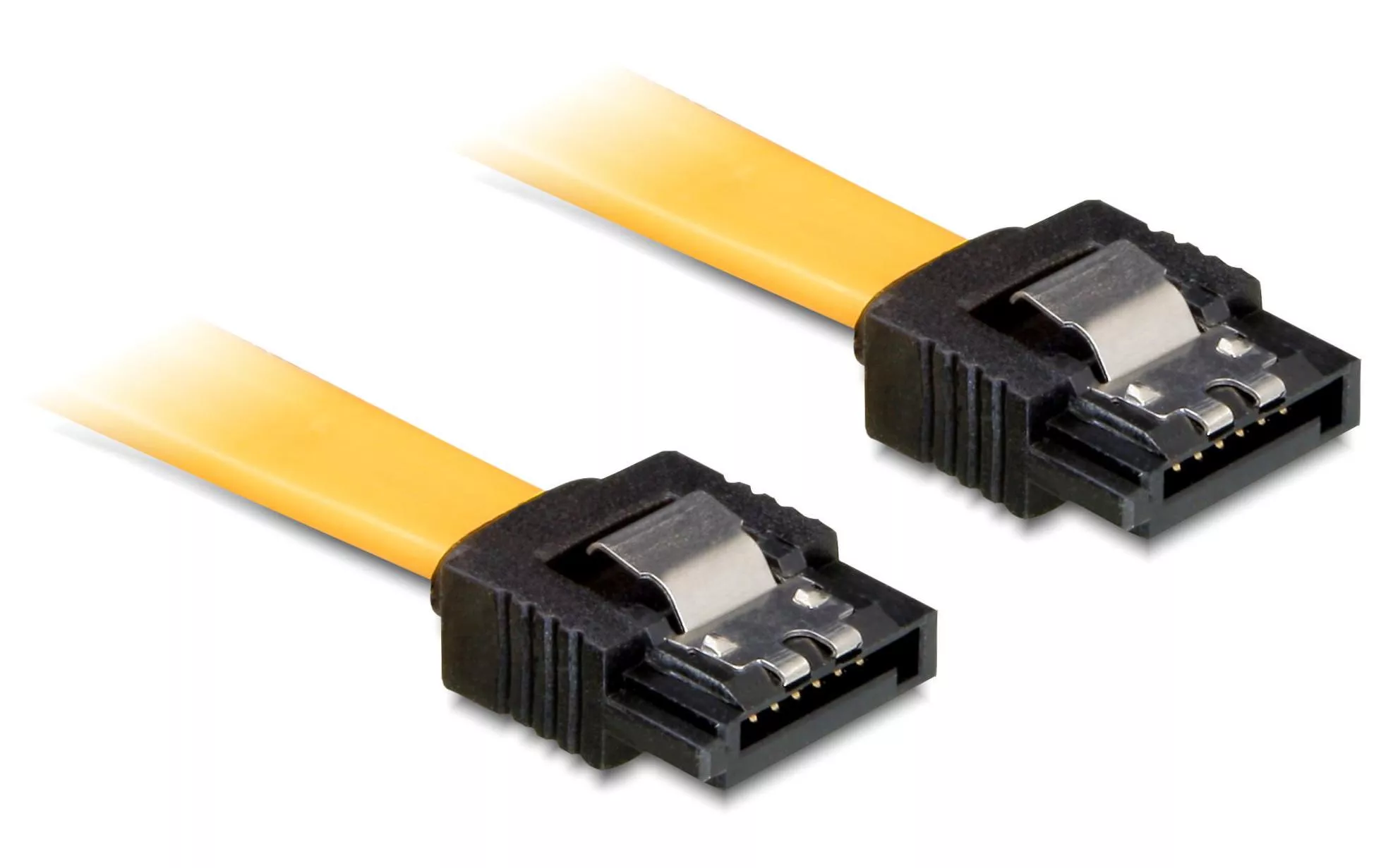 Câble SATA3 jaune, 10 cm