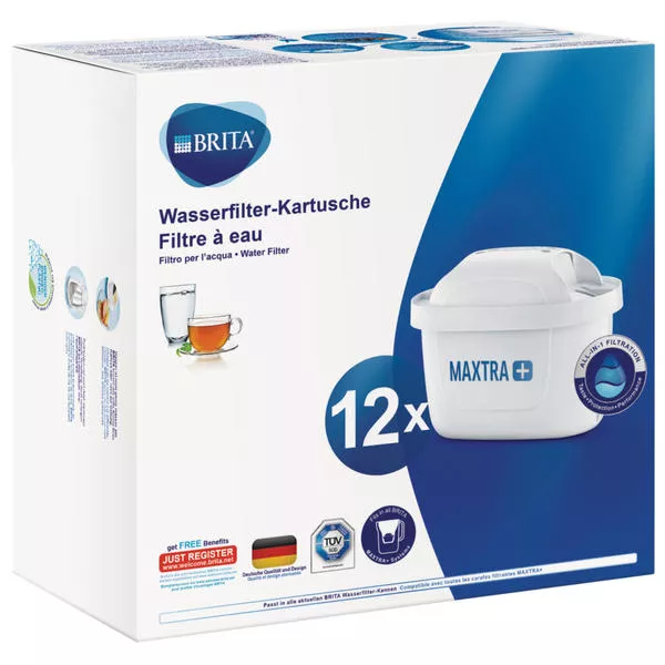 Maxtra Pack 12 - Cartucce per filtri d'acqua e Brita