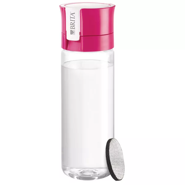 Bottiglia del filtro dell'acqua rosa - Brita Bottiglia del filtro dell'acqua
