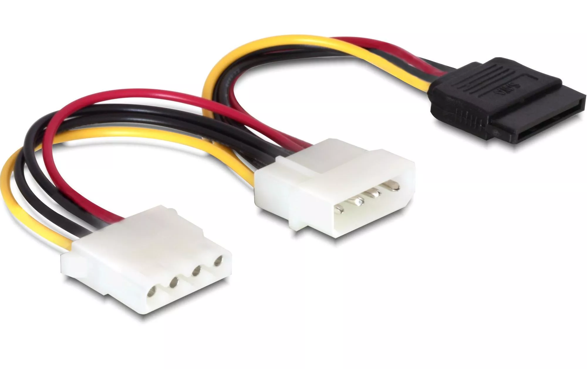 Câble électrique en Y Molex - Molex/SATA 16.5 cm