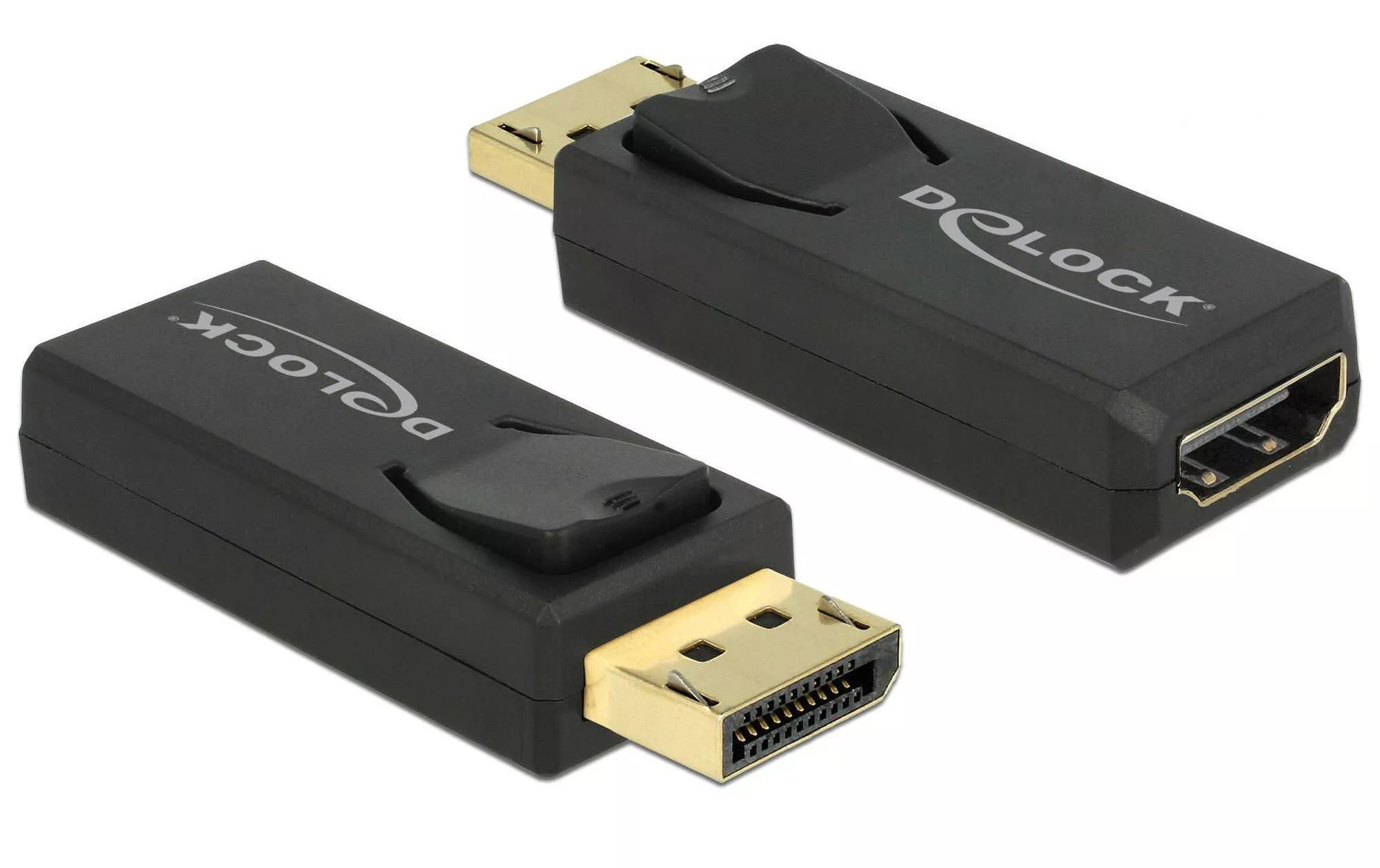 Adaptateur Displayport - HDMI actif, 4K, noir