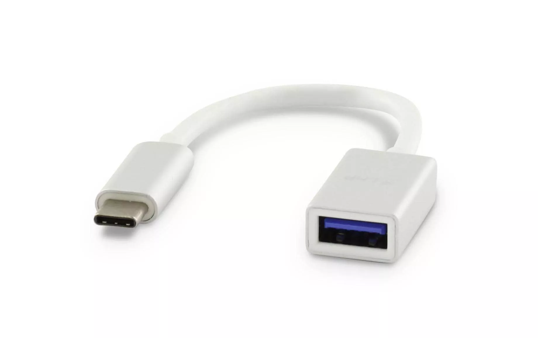 USB 3.0 Adapter USB-C - USB-A 15 cm Verlängerung Silber