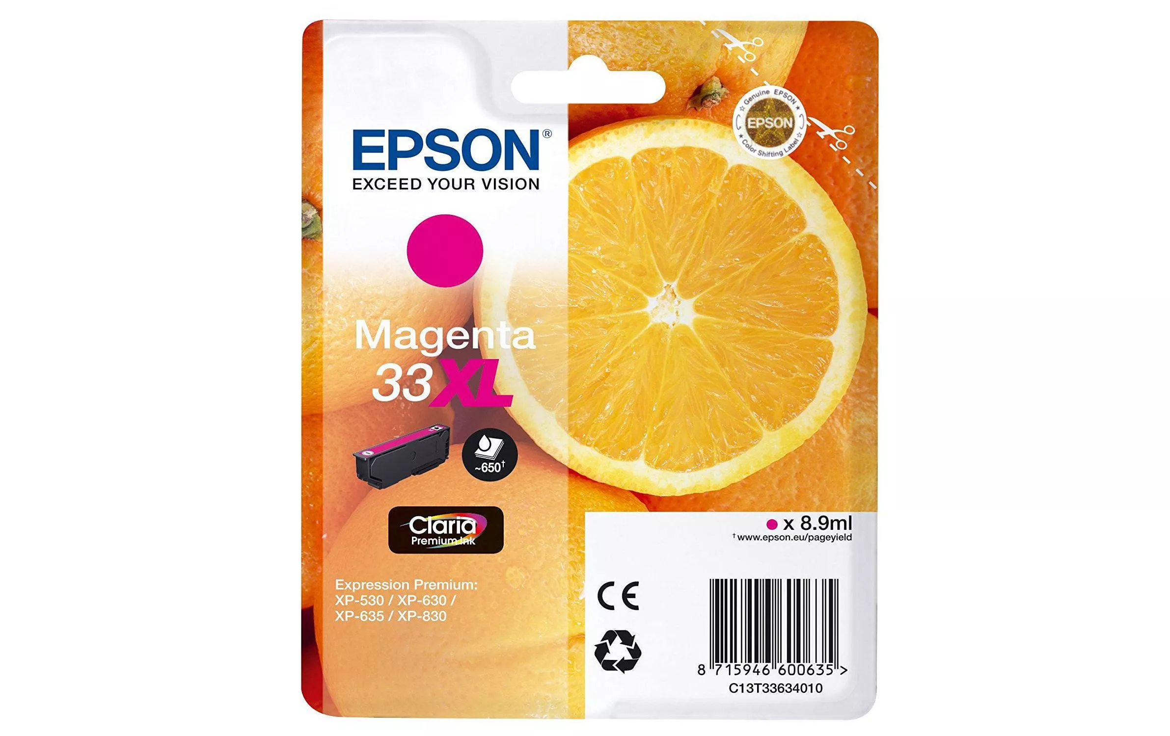 Inchiostro Epson T33634012 Magenta