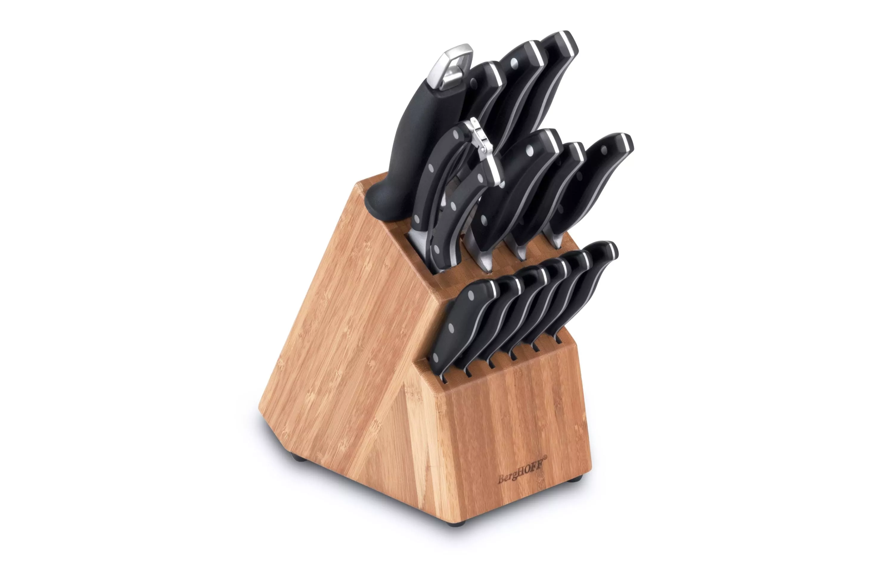 Kits de bloc de couteaux avec couteaux Essentials 15 pièces