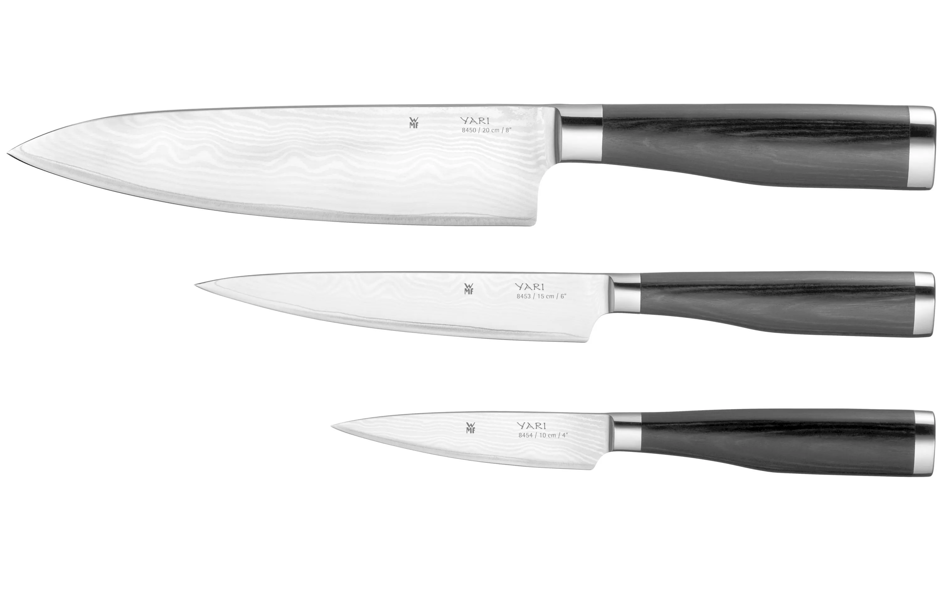 Couteau de cuisine Set Yari 3 pièces Noir