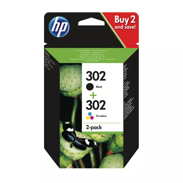 HP Cartouche d'encre 302 DeskJet Combopack X4D37AE acheter à prix