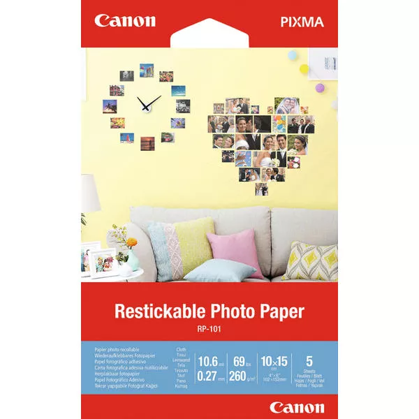 Photo Paper Restickable 10x15cm RP-101