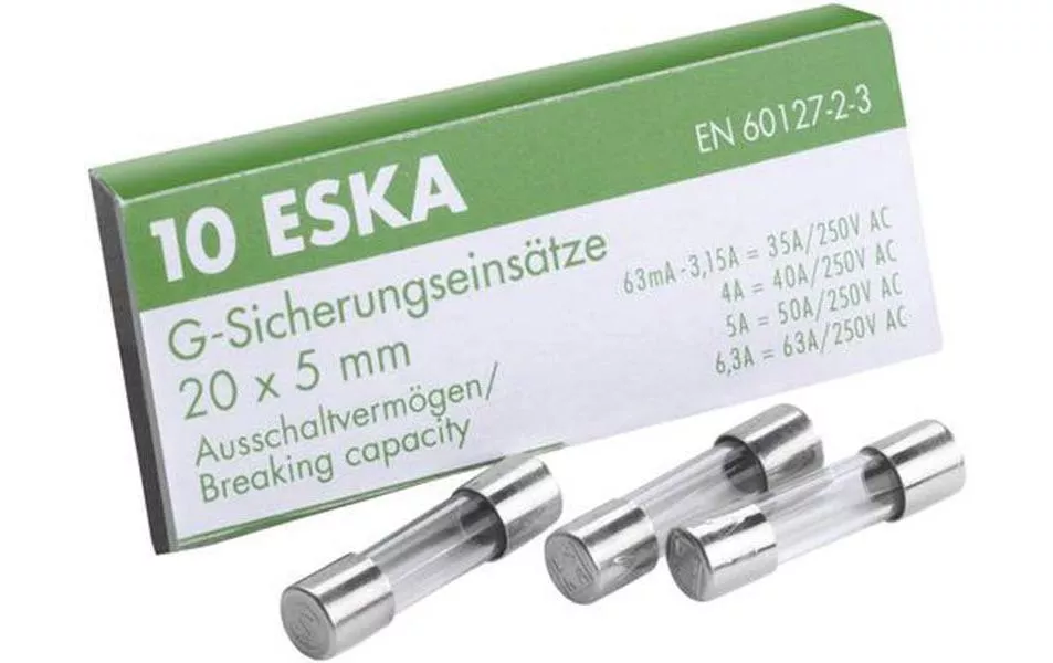Schmelzsicherung ESKA 5 x 20 FST 0.8A