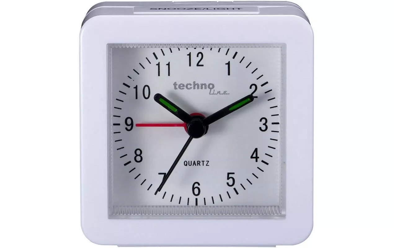 Classic Alarm Clock MODEL SC WHITE Orologio al quarzo