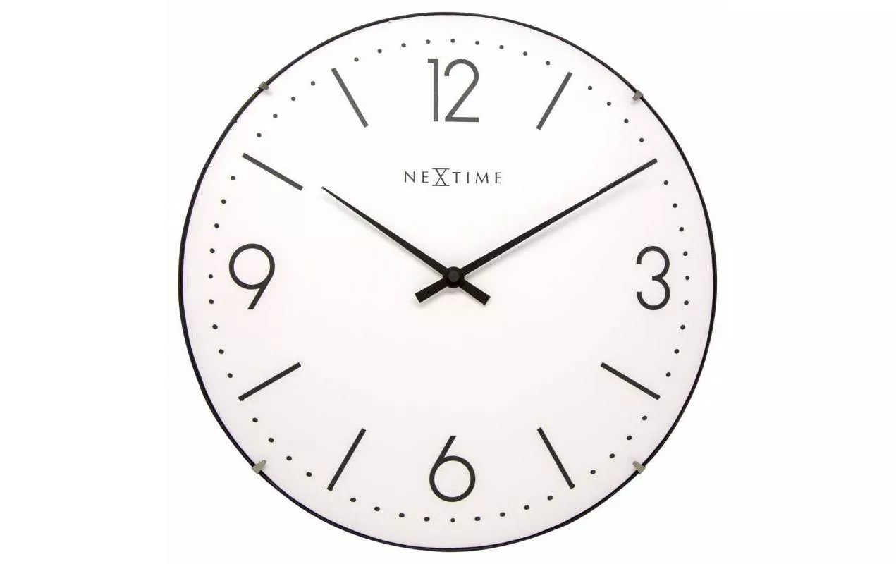Horloge murale Basic Ø 35 cm Blanc