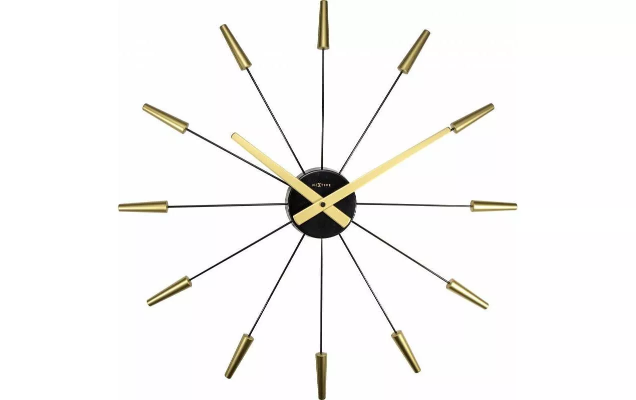 Orologio da parete Plug Inn Ø 58 cm Oro