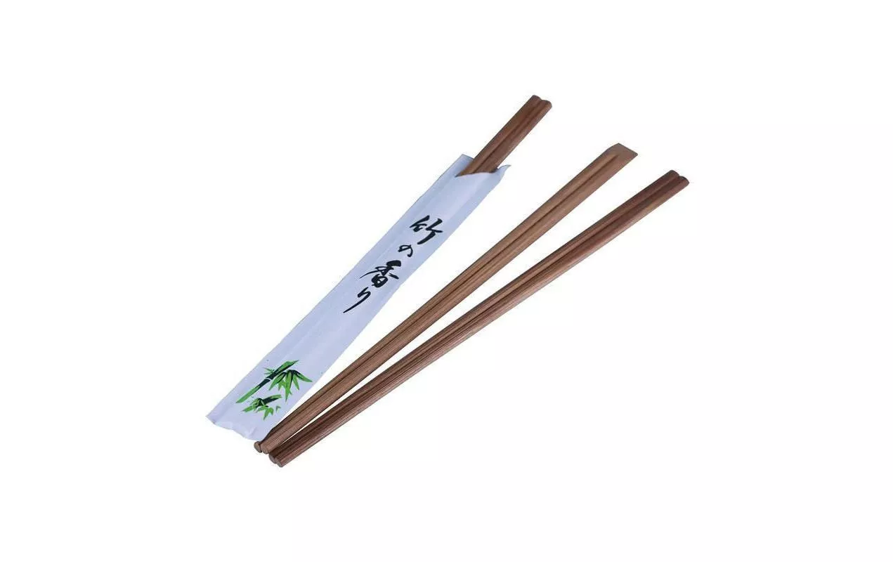 Chopsticks 24 cm 100 pezzi, marrone