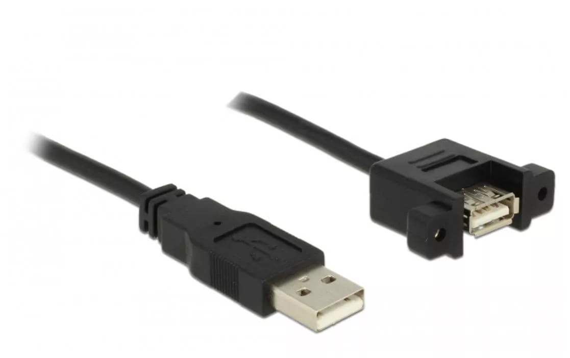 Câbles rallonges à encastrer USB 2.0  USB A - USB A 0.25 m