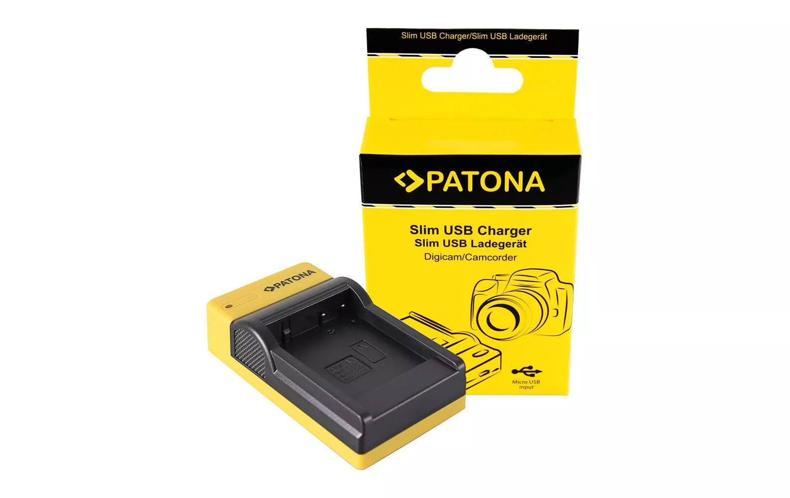 Caricabatterie Patona Micro-USB Panasonic BLG10