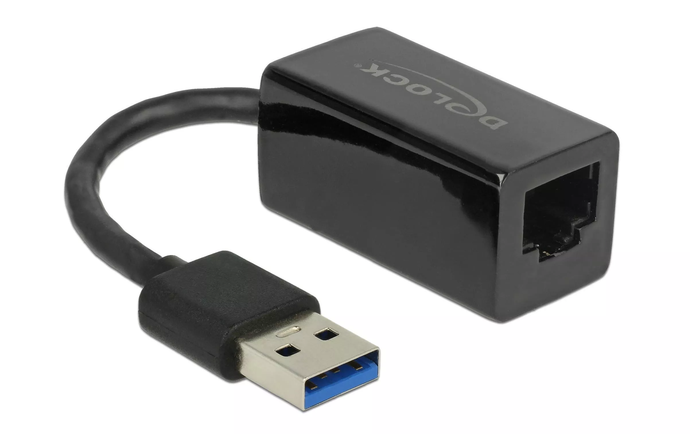 Adaptateurs réseau USB-A - RJ45 1Gbps, Noir