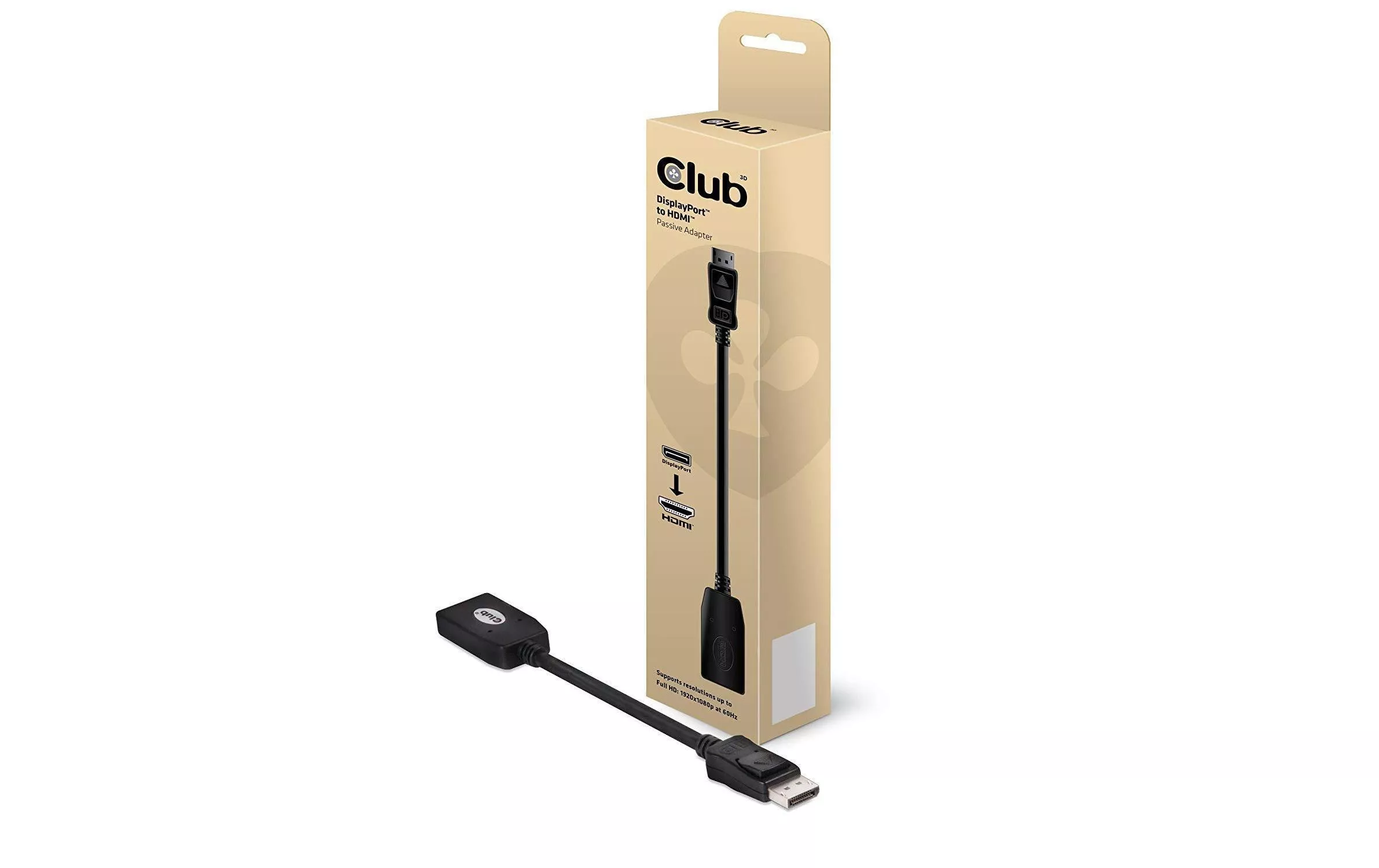 Adattatore Club 3D DisplayPort 1.1 - HDMI 1.3 passivo
