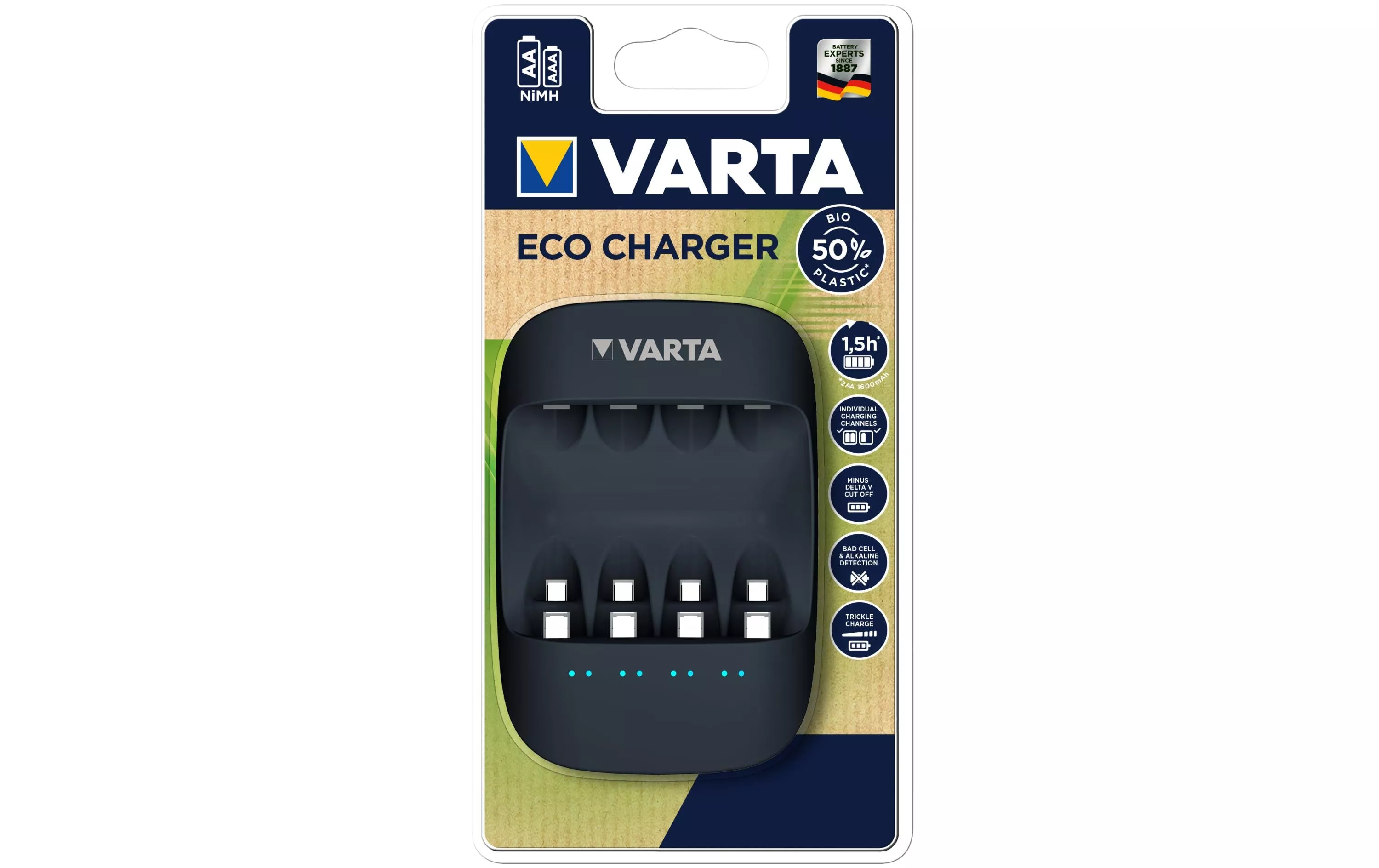 Caricabatterie Varta Eco Charger