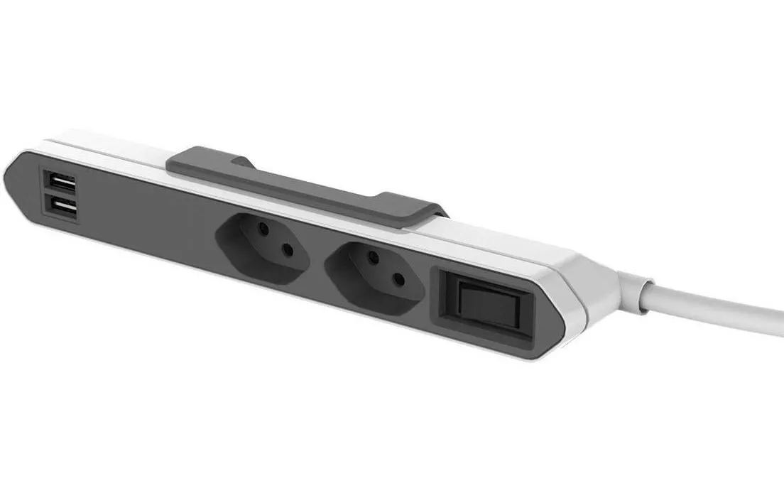 Bloc multiprises PowerBar 2x T13 plus 2x USB