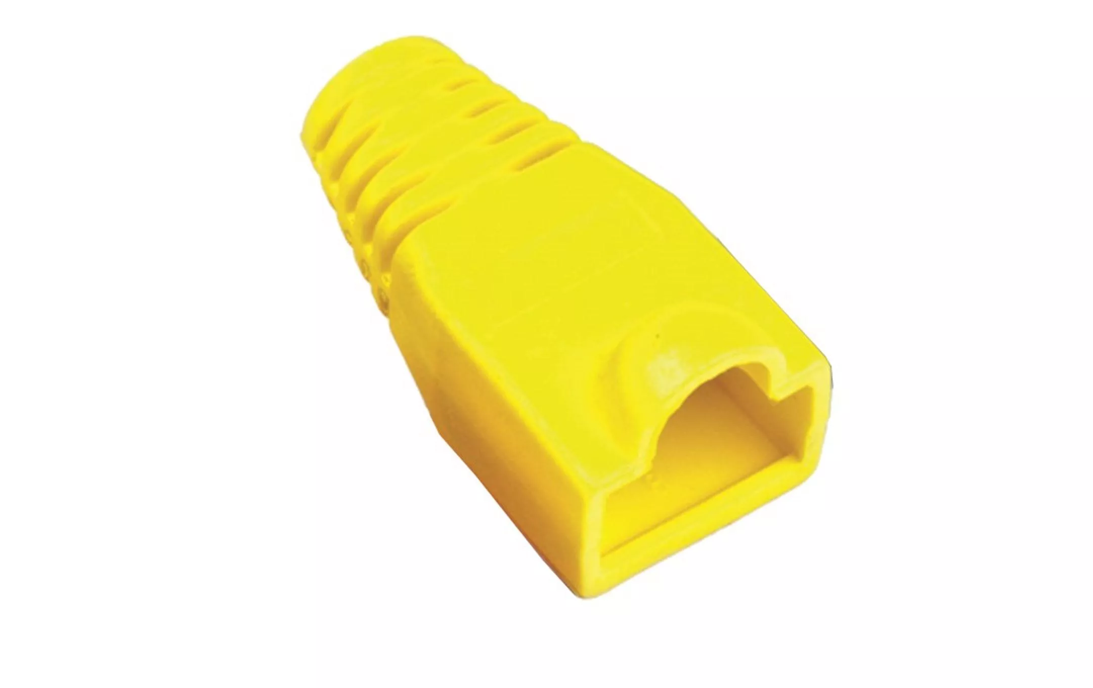 Cable Bend Relief RJ-45 giallo, 100 pezzi.