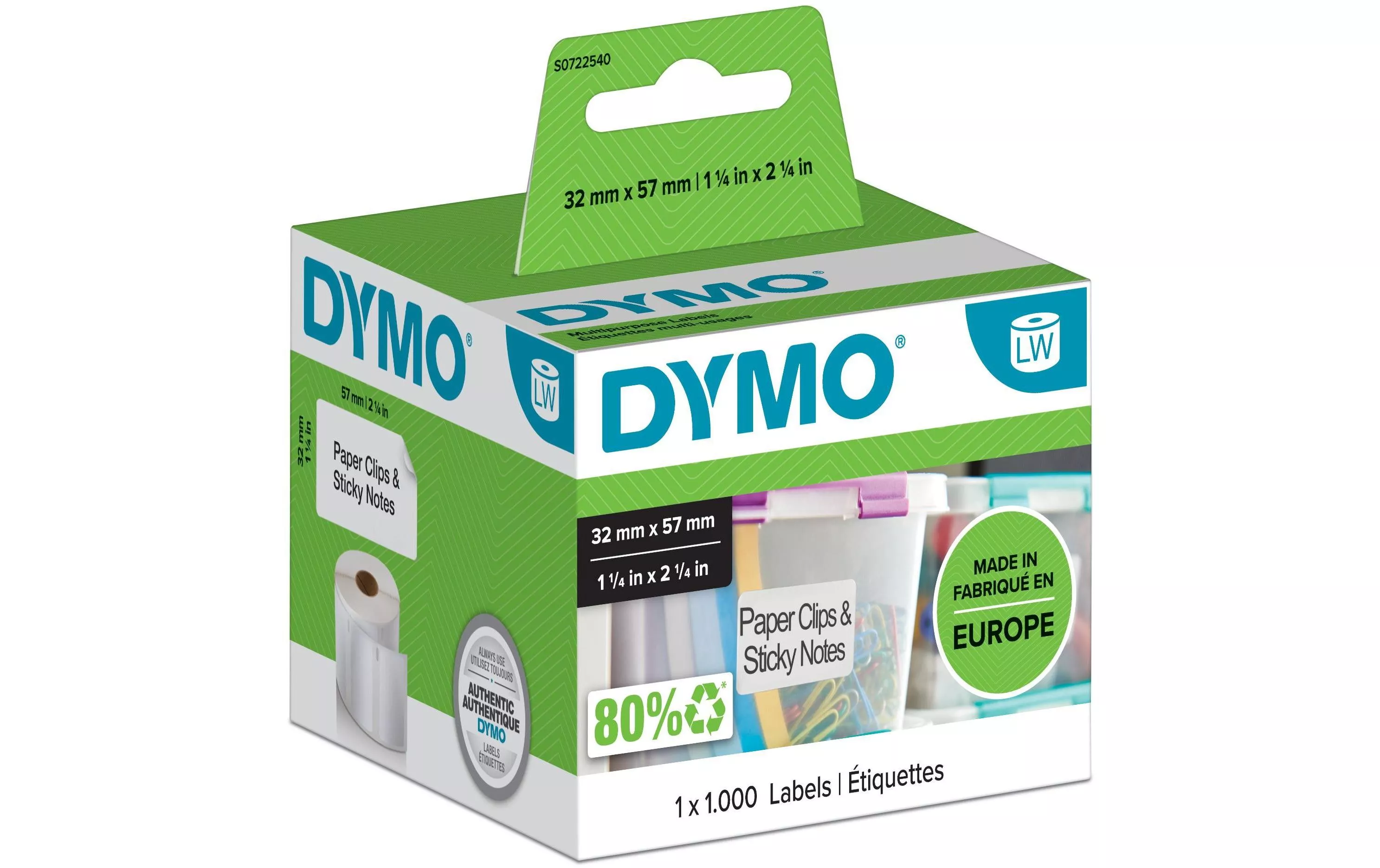 Rotolo di etichette DYMO Thermo Direct 32 x 57 mm