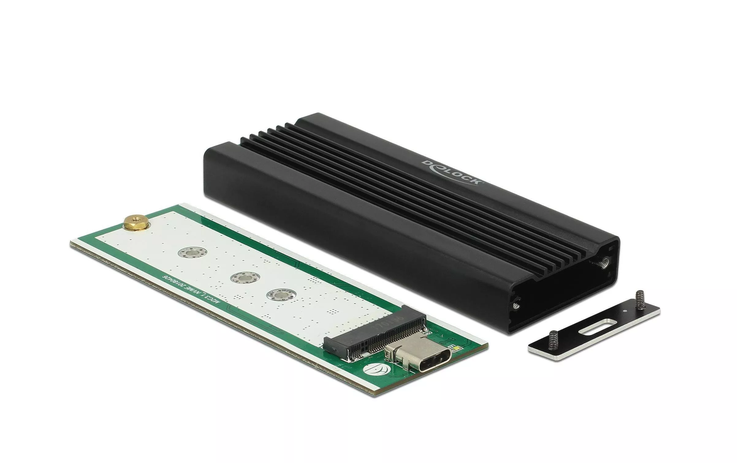 Externes Gehäuse USB-C 3.1 Gen2 für M.2 NVME SSDs