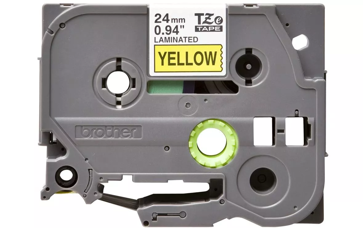 TZe-651 Nero su nastro per etichette giallo