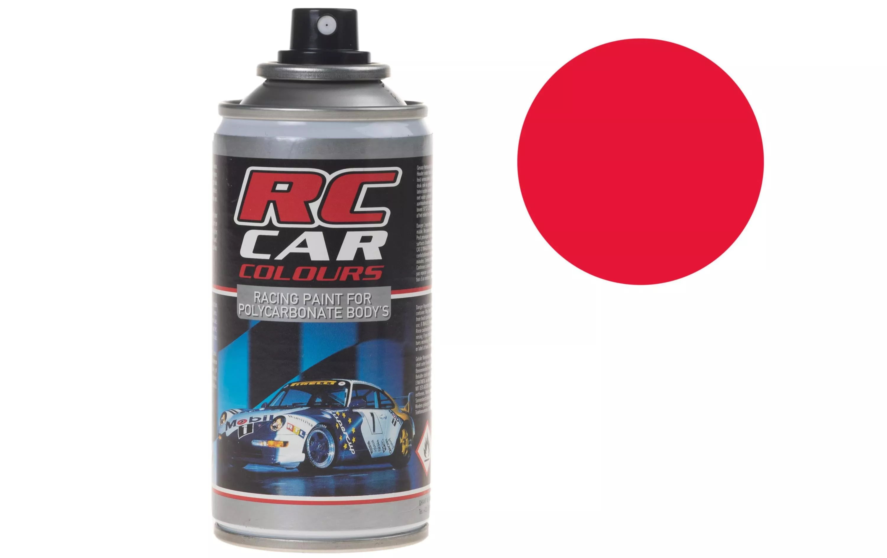 Aérosol pour Lexan RC CAR Rouge 110 150 ml