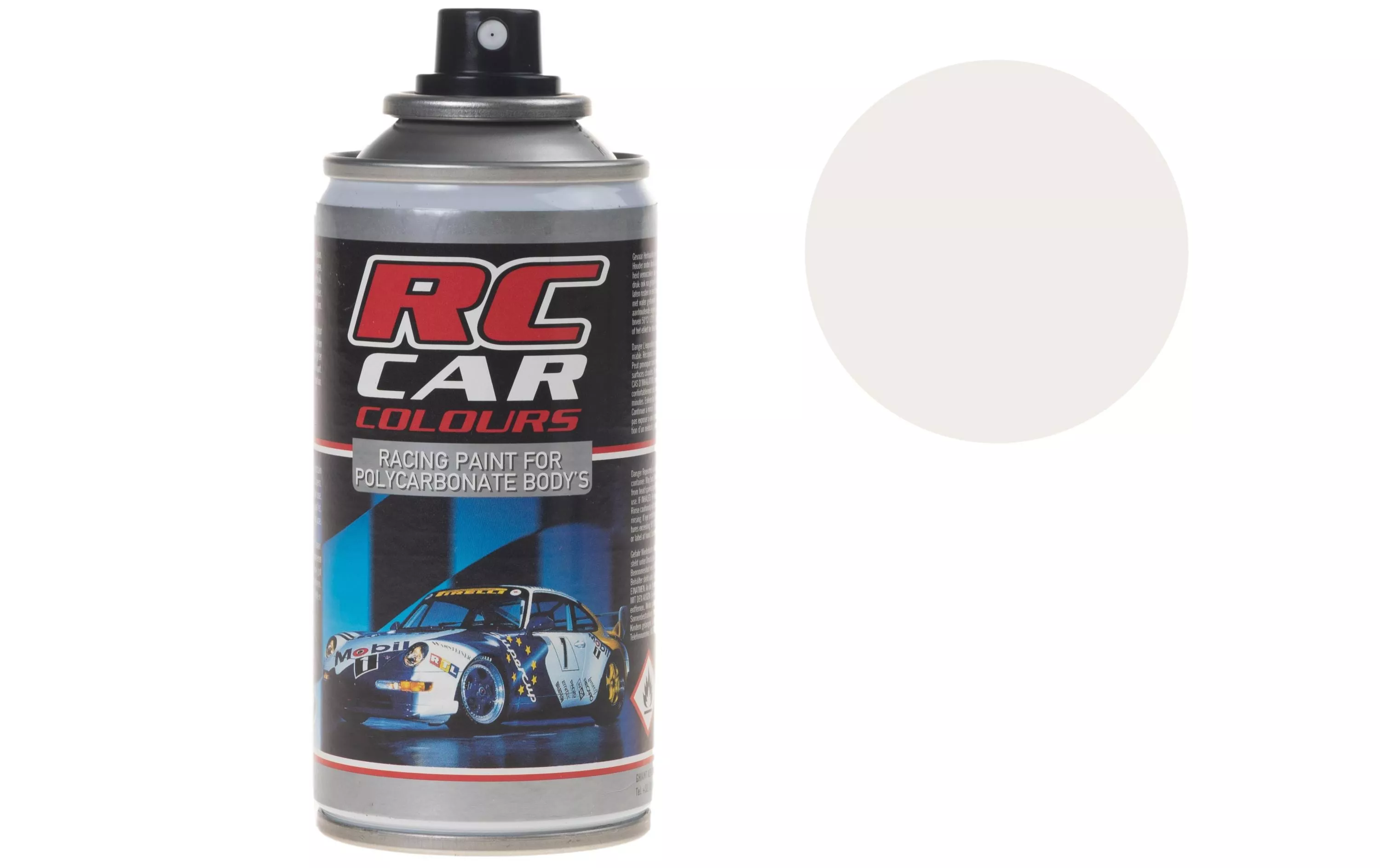 Lexan Spray RC CAR Silver Glitter 924 150 ml