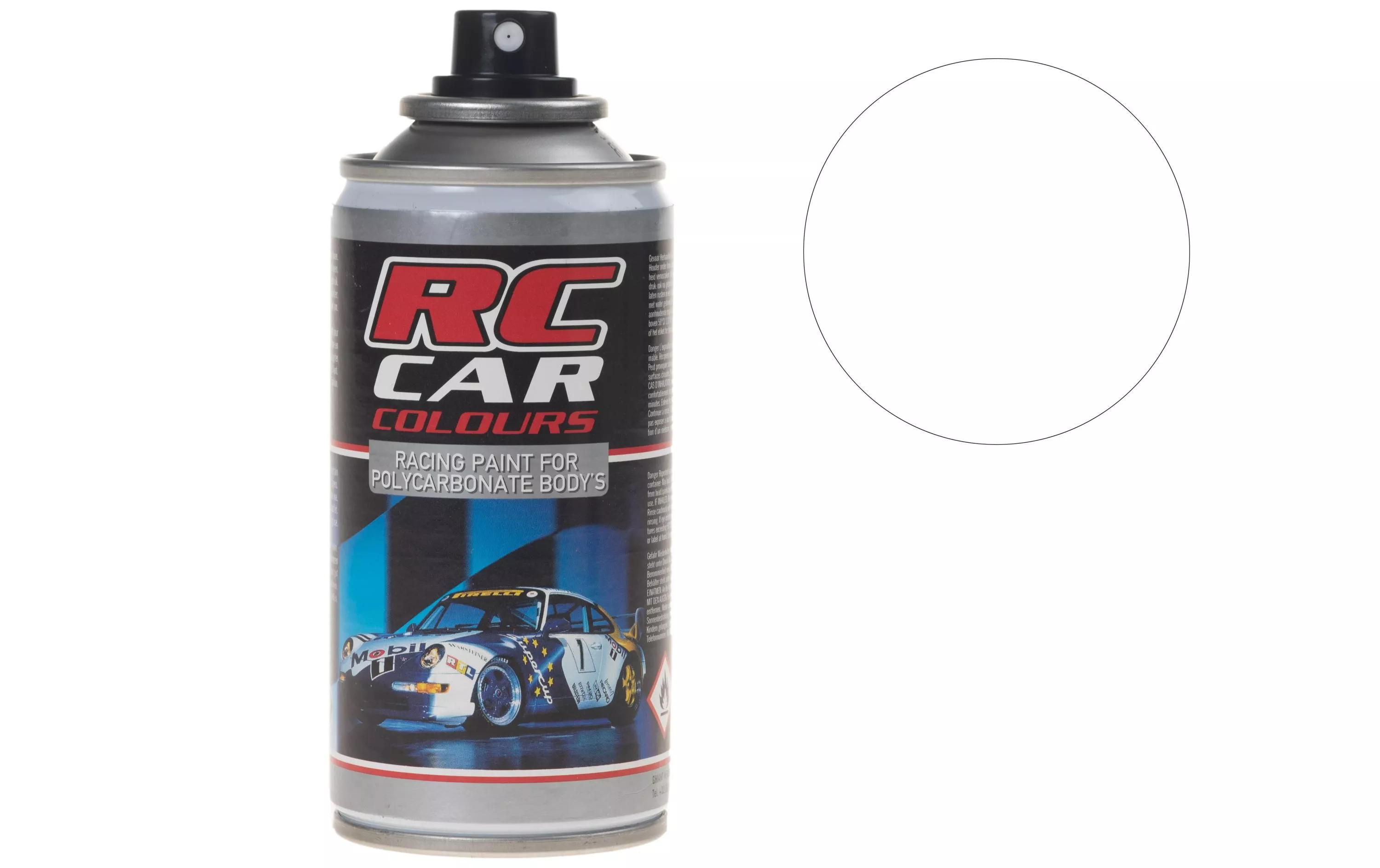 Lexan Spray RC CAR Print & Chrome Gloss Paint 943 150 ml