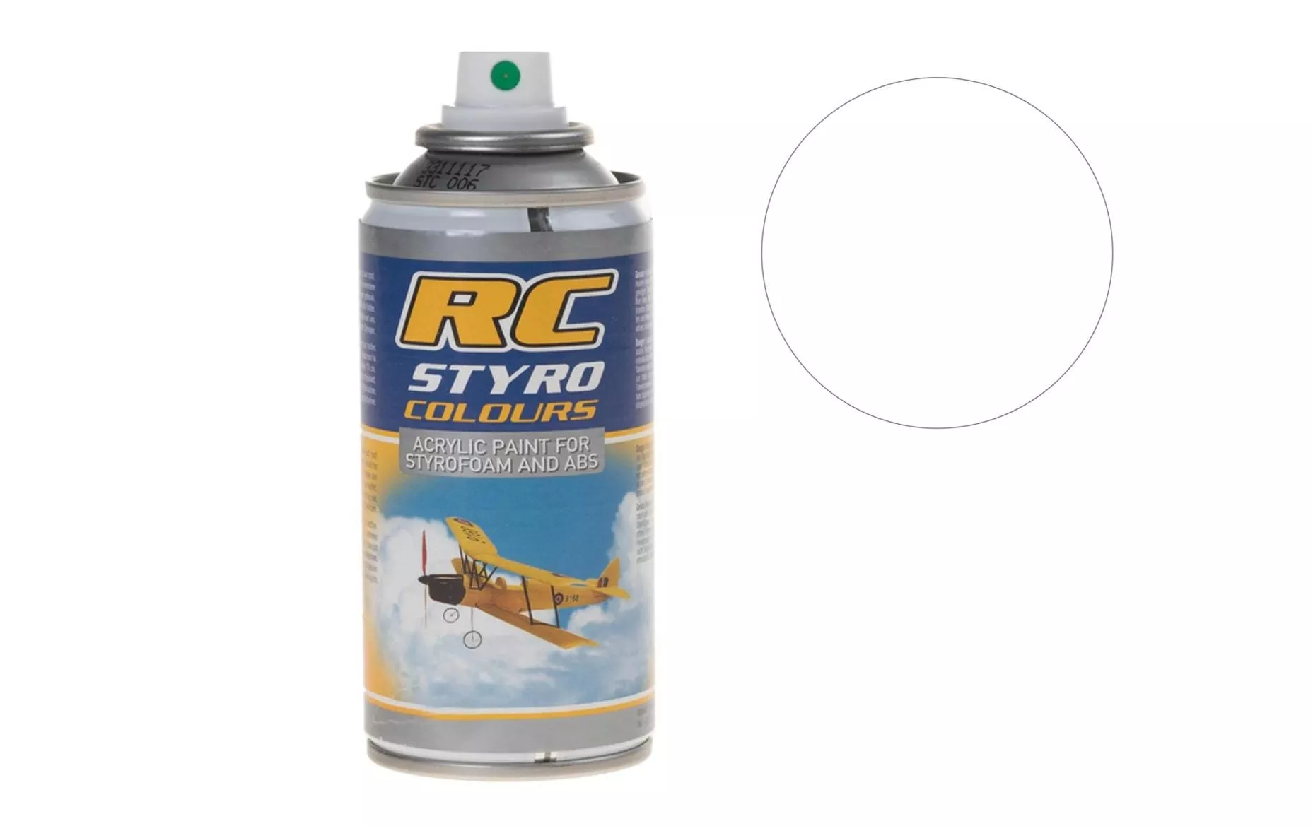 Aérosol pour plastique RC STYRO Vernis brillant 002 150ml