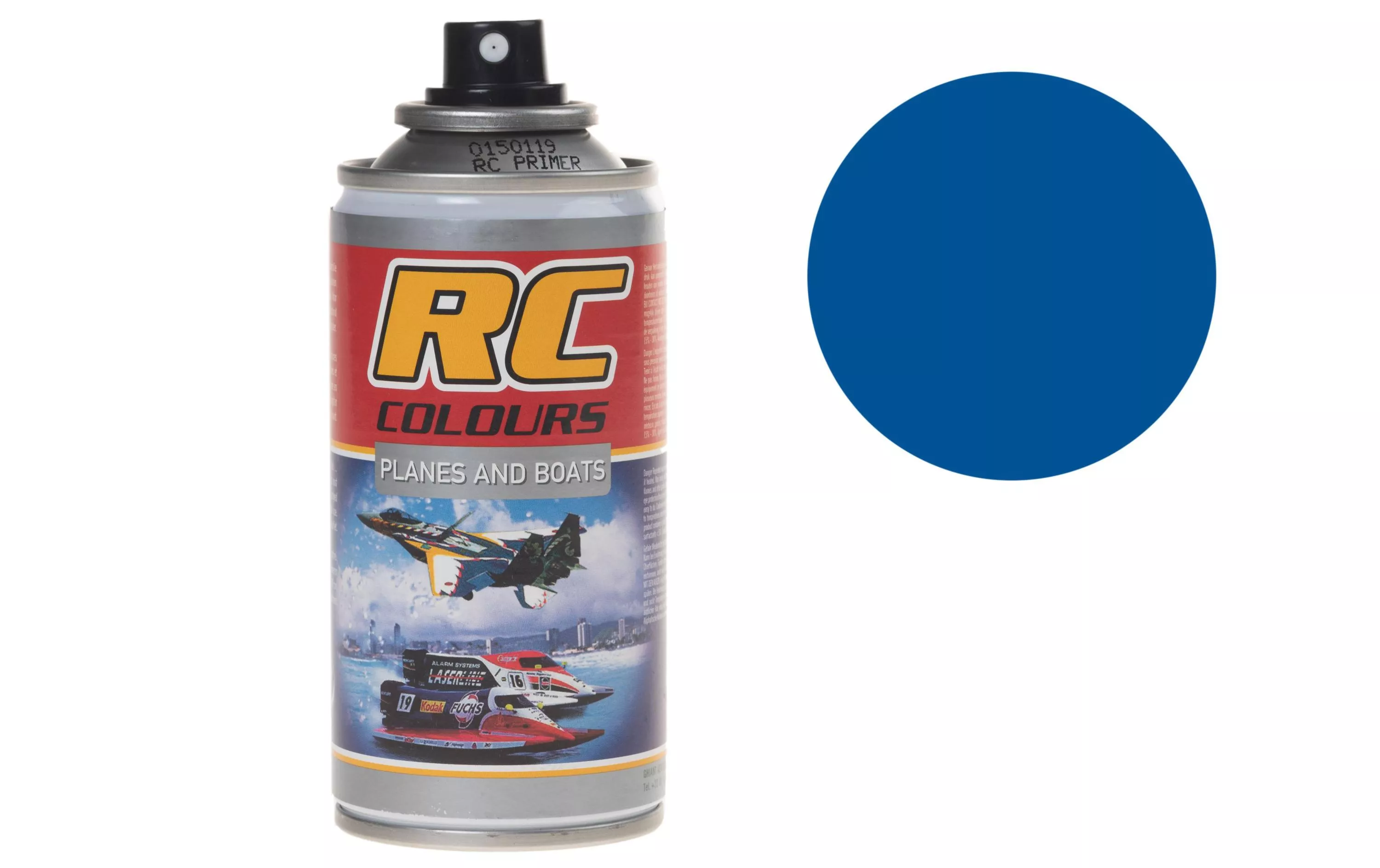 Acrylique en bombe RC COLOURS Bleu 50 150 ml