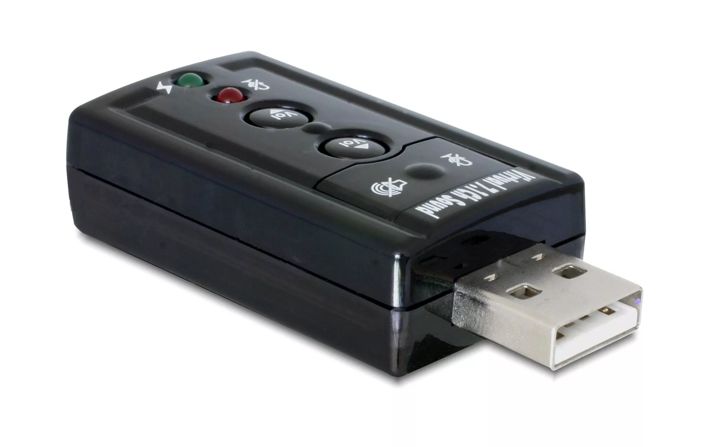 Scheda audio Delock USB2.0, virtuale 7.1, 24Bit/96Khz 3.5mm In/Out