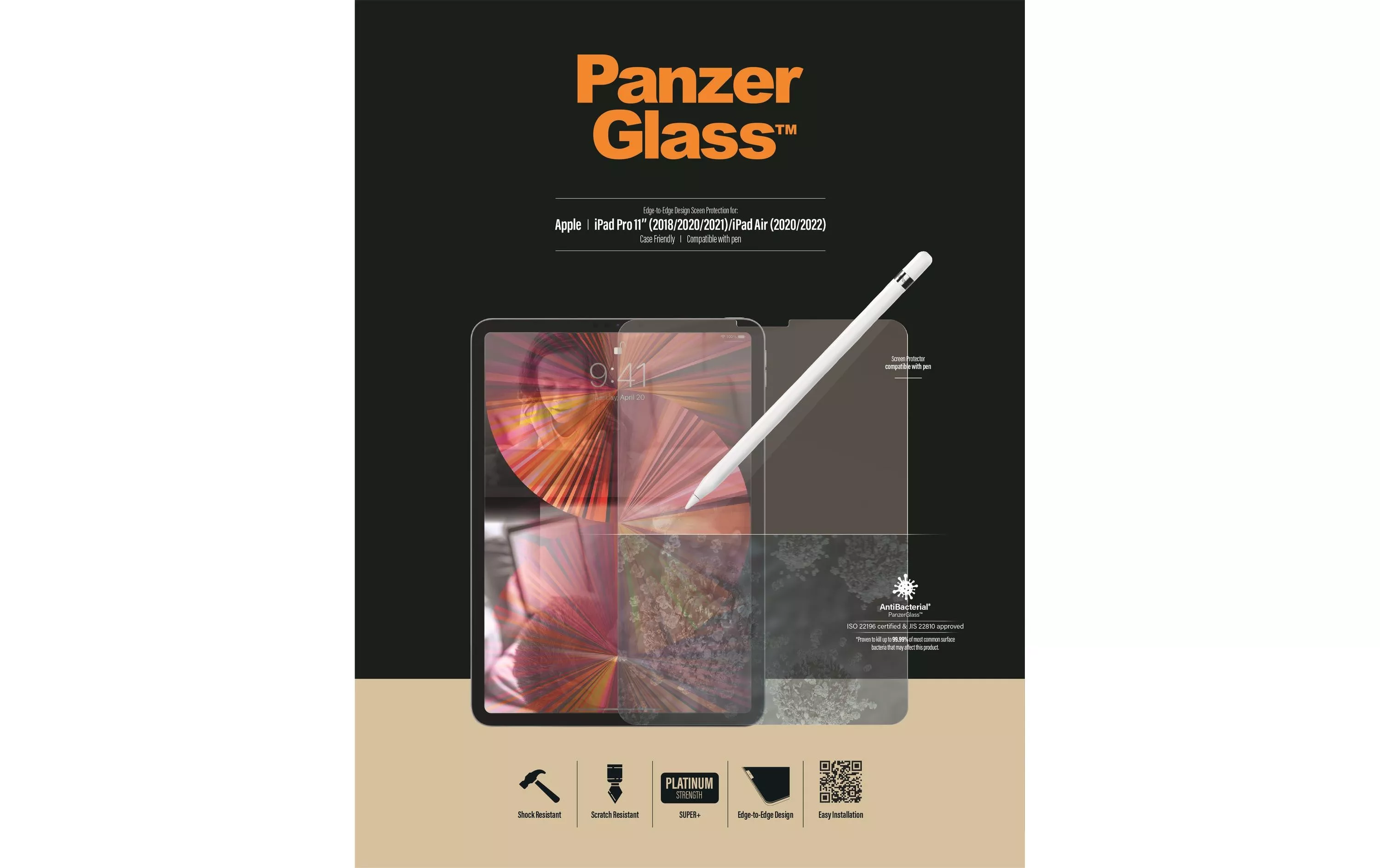 CaseFriendly AB iPad Pro 11\" & iPad Air Armour Glass Tablet Protection Film