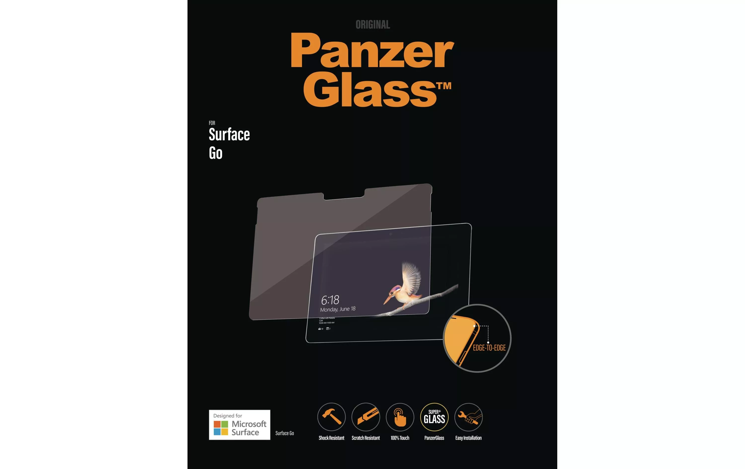 Armour Glass Tablet pellicola protettiva E2E Surface Go 10 \"