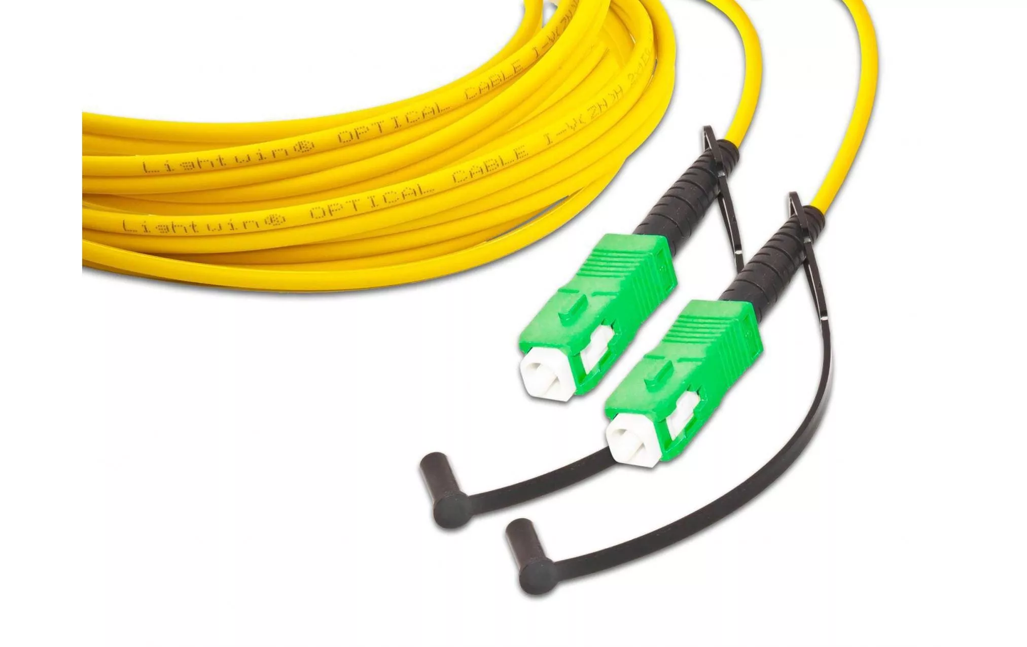 Câble patch à fibre optique SC/APC-SC/APC, Singlemode, Simplex, 1m