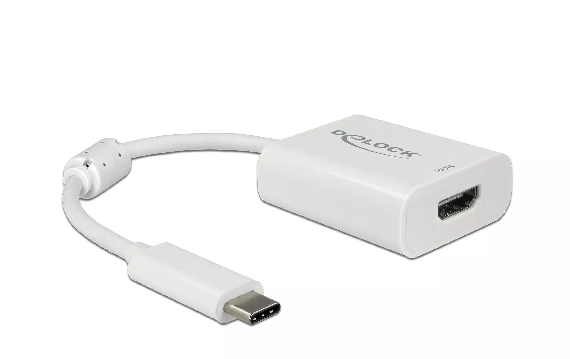 Adattatore Delock USB Tipo-C - HDMI 4K, 60Hz, HDR, bianco