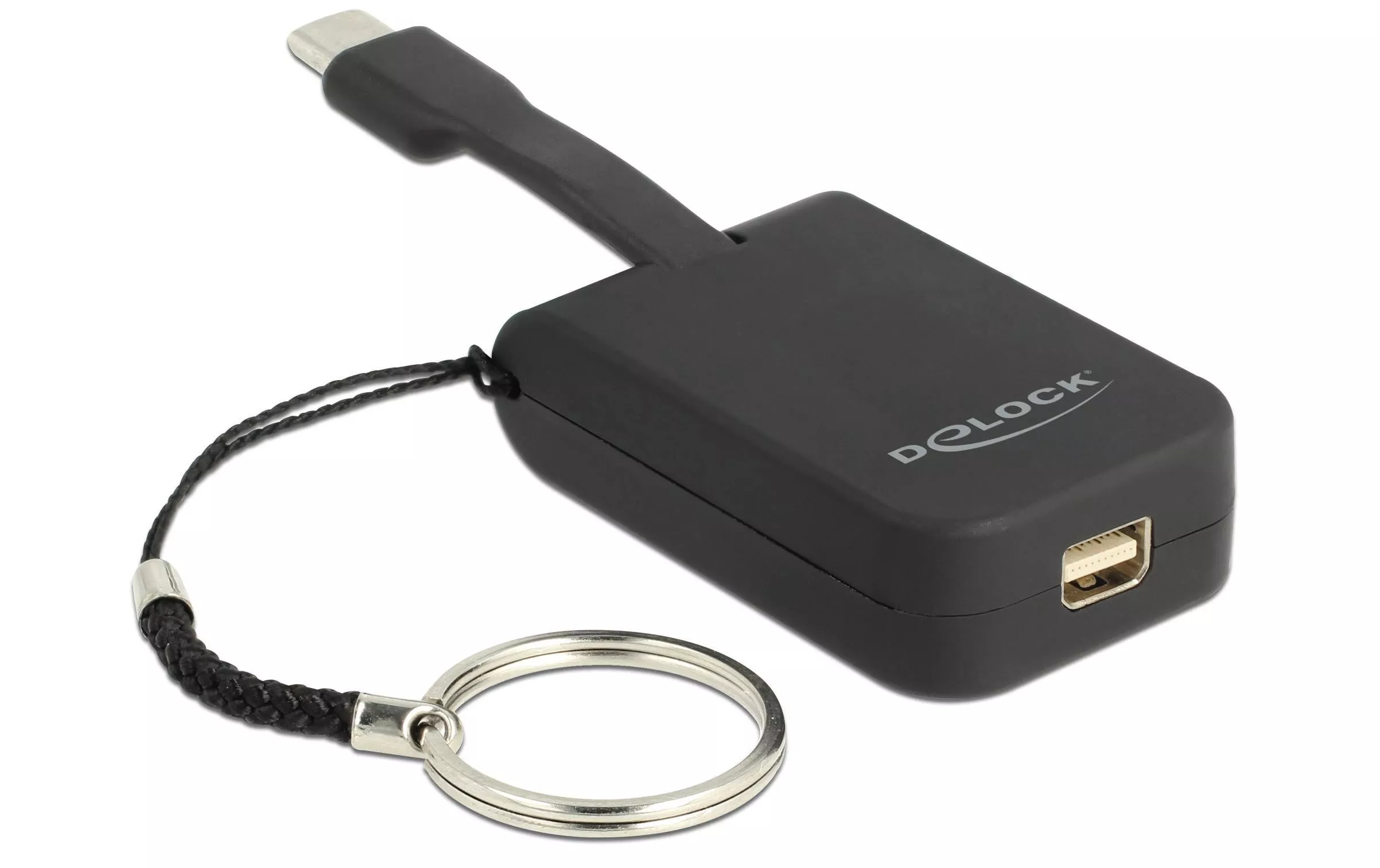 Adaptateur USB Type-C \u2013 Mini-DP 4K, 60Hz, avec porte-clés