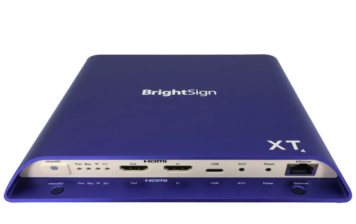 Lettore di segnaletica digitale BrightSign XT1144 Lettore I/O ampliato
